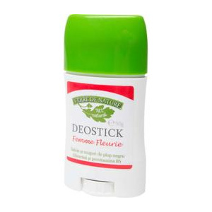 Manicos Deodorant Stick cu Salvie si Plop Negru Verre de Nature Femme Fleurie, 50g