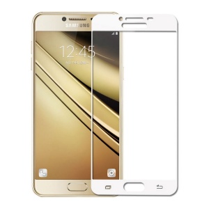 Himo Folie protectie sticla securizata full size pentru Samsung Galaxy C5, alb