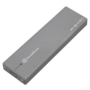 SilverStone M.2 NVMe MS11 Charcoal USB 3.1 Type-C aluminiu (SST-MS11C)