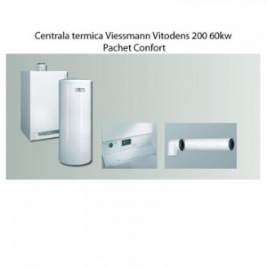 Viessmann Vitodens 200 W 60 kw cu boiler 300 litri