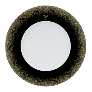 Gianni Versace Farfurie intinsa portelan 19.69 Black Dahlia 30 cm