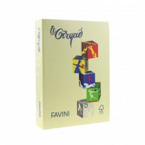 Favini Carton color A4, 160g/mp 100, galben deschis