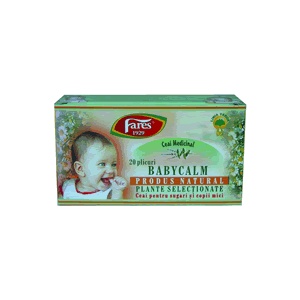 Fares Ceai Babycalm - Ceai pentru sugari si copii mici