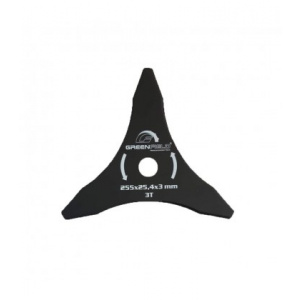 Green Field Disc din oțel cu 3 dinți, Ø255 x Ø25.4 x 3 mm