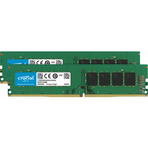 Crucial 32GB Kit (2 x 16GB) DDR4-3200 UDIMM CT2K16G4DFD832A