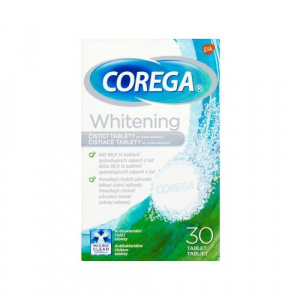 Corega Whitening 30 Dental Cleaning tablets