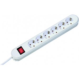 Bachmann Prelungitor 6 posturi 3m/3x1.5 cu Intrerupator 381.251KR