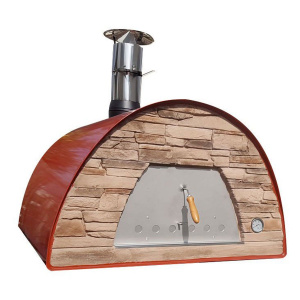 Maximus Cuptor traditional pentru pizza pe lemne Arena rosu MAXIMUSREDARENA