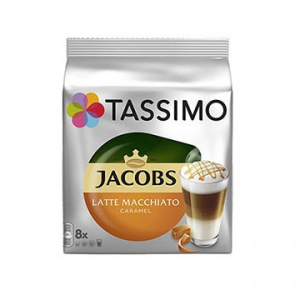 Jacobs Tassimo Caramel Macchiato 8 capsule cafea + 8 capsule lapte
