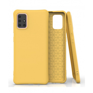 Samsung Anti Shock Matt TPU Galaxy A51 Galbena