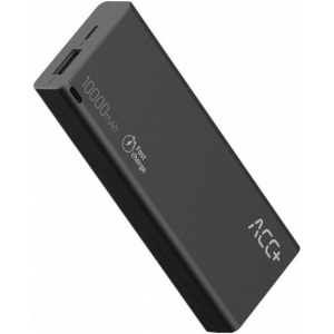 Maxcom Acumulator extern ACC+ Thin, Fast Charge, 10000 mAh, 1 x USB (Negru)
