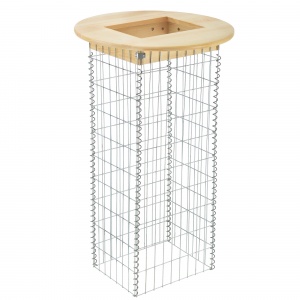 Protec Masa gabion - cos cu piatra/bar pentru gradina