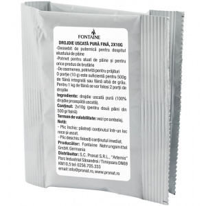 FONTAINE Drojdie uscata pura fina 2X10g