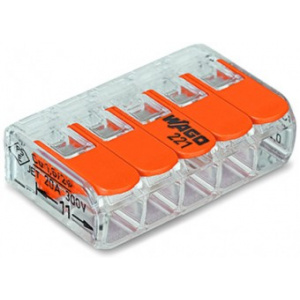Wago Conectori doza cablu rigid/flexibil 5 poli 0.5-4mm 221-415