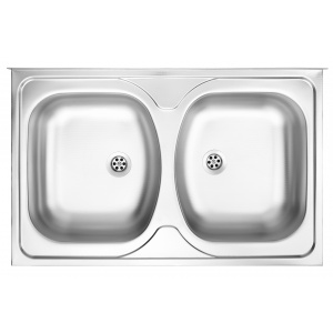 Deante Chiuveta de bucatarie ZM5 020N, 2 cuve, microtexturat, inox