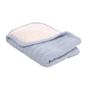 KikkaBoo Blanket Sherpa Blue