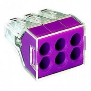 Wago Conectori doza cablu rigid 6 poli 2.5-6mm 773-106