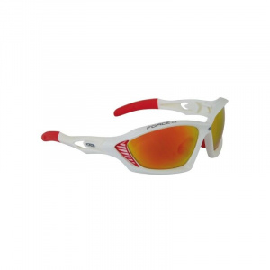 Force Ochelari sport Max alb/rosu