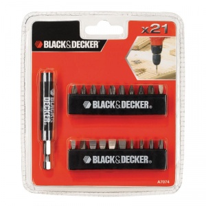 Black&Decker A7074 - Set 21 accesorii insurubare
