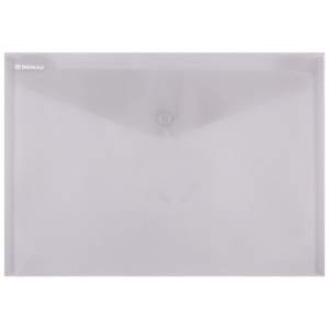 Donau Mapa PP protectie documente A4 landscape, inchidere cu capsa, 12/set - fumuriu DN-8544001PL-02