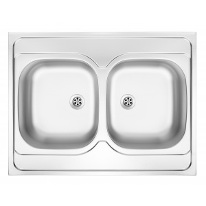 Deante Chiuveta de bucatarie ZM6 0200, 2 cuve, microtexturat, inox
