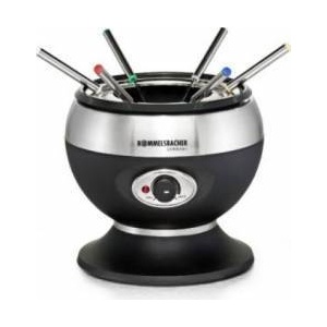 Rommelsbacher Fondue Electric 0.8L 350W Negru-argintiu