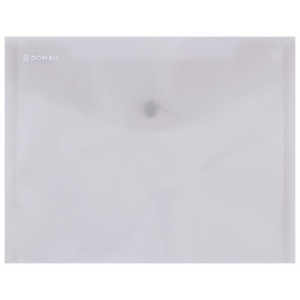 Donau Mapa PP protectie documente A5 landscape, inchidere cu capsa, 10/set - fumuriu DN-8547001PL-02