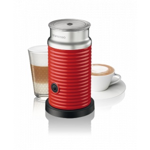 Nespresso Aparat pentru spumă de lapte Aeroccino Roşu