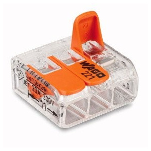 Wago Conectori doza cablu rigid/flexibil 3 poli 0.5-4mm 221-413