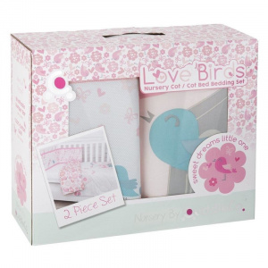 CuddleCo Set 2 piese Comfi-Dreams Lovebirds