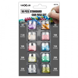 Nexus Pachet de sigurante3A, 5A, 7.5A, 2x10A, 15A, 2x20A, 25A, 30A Best CarHome