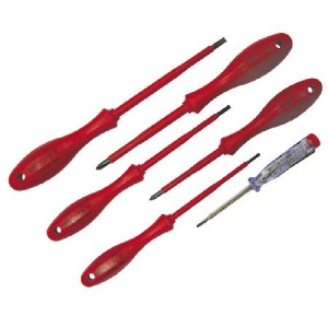 POLONIA Set surubelnite izolate pvc plate si pz + tester - 6p. 10078