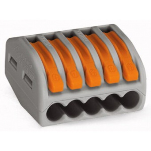 Wago Conectori doza cablu rigid/flexibil 5 poli 0.08-4mm 222-415