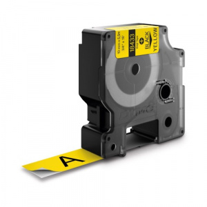DYMO Banda vinil ID1 DY18433 19mm Negru/Galben - S0718470