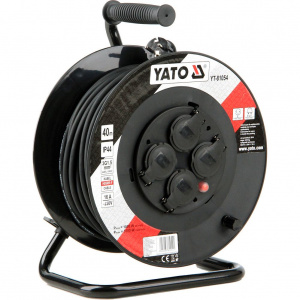 YATO Prelungitor electric 220 V pe tambur 40 m 4 prize IP44 YT-81054