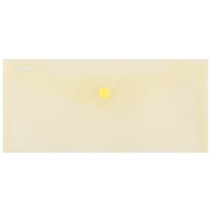 Donau Mapa PP protectie documente DL landscape, inchidere cu capsa, 10/set - galben transparent DN-8548001PL-11