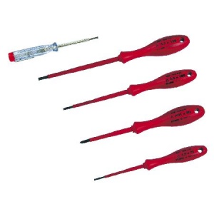 POLONIA Set surubelnite izolate pvc + tester - 5p. 10502