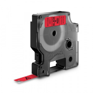 DYMO Banda laminata D1 DY40917 9mm Negru/Rosu - S0720720