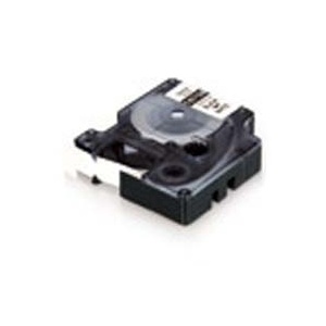 DYMO RHINO TAPE POLYESTER BLACK ON WHITE