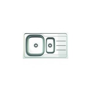 Zilan Chiuveta inox anticalcar cuva mare+cuva mica 50x86cm