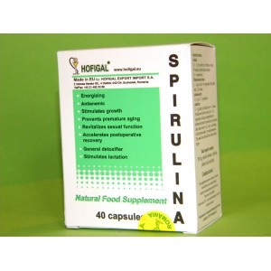 Spirulina 500 Mg 40 Capsule Hofigal La 11 52lei Nutriplantmed Ro