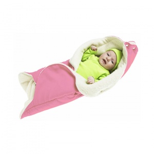 Wallaboo Paturica floare cu blanita Sweet pink