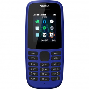 Nokia 105 (2019), Dual SIM, Albastru
