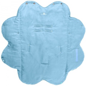 Wallaboo Paturica floare cu blanita Soft blue