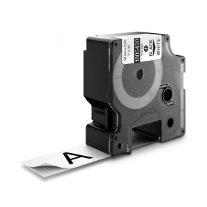 DYMO Banda vinil ID1 DY1805432 24mm Alb/Negru - 1805432