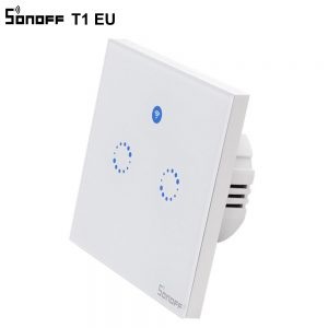 Fibaro Intrerupator dublu cu touch Sonoff – WiFi