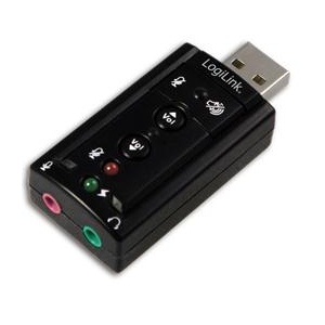 LogiLink USB Soundcard with Virtual 7.1 Soundeffects UA0078