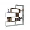 Wooden Art Corp biblioteca Marla Walnut