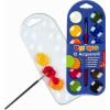 Morocolor Acuarele cu paleta, 12 cul., diametru pastila 25 mm