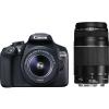 Canon EOS 1300D + obiectiv AEF-S 18-55 DC III + 75-300 DC